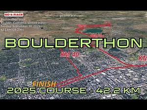 Boulderthon 2025: 3D Video Course Map | 42.2 km - Boulder