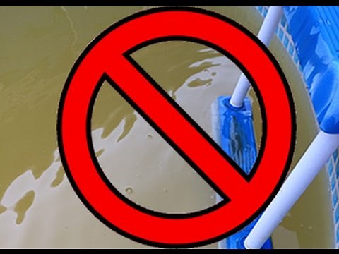 How to get rust out of pool water - The easy way - No more brown water! - No more red water!