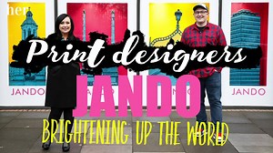 Husband and wife duo, JANDO, have been brightening up the world with their prints for over five years. They tell us some of the stories behind their success and what city they're printing next. | Her.ie