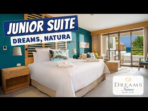 Junior Suite Ocean View | Dreams Natura Resort & Spa | Full Walkthrough Tour & Review | 4K