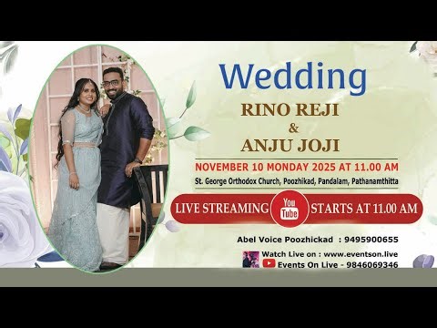 Wedding Ceremony RINO REJI & ANJU JOJI