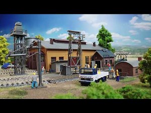 FALLER -Ausgestaltungs-Set Bahnbetriebswerk H0 120296 | Railway Maintenance Services equipment set