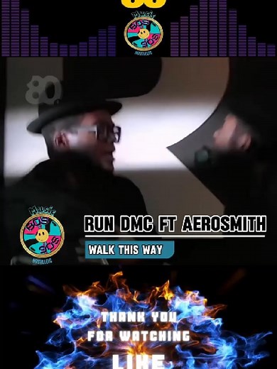 RUN DMC ft. Aerosmit - Walk This Way #80's #musicnostalgic_80_90 #RUNDMC