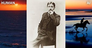 Human vs AI: Who's Better at Turning Marcel Proust’s Words into Photos?
