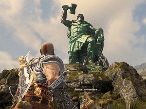 Kratos Destroy Thor Statue | God of War #gameplay #reels #gaming #shorts #FacebookGaming | Varunyt