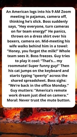 🤣 Work From Home Disaster – Boss Sees Way More Than Expected! 🇺🇸 Viral Zoom Fail Story