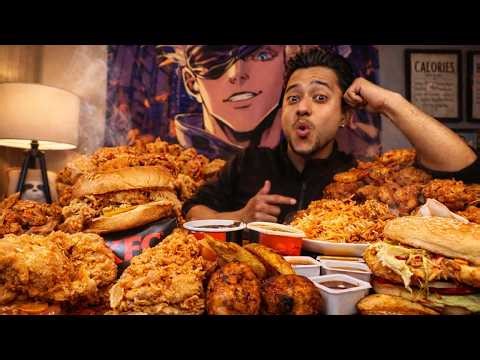 KFC Double Down & Dangerous Chicken Burger 😱, Fried Chicken, Smoky Red & Chicken Biryani Feast