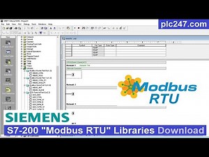 "USS + Modbus RTU" Labraries for Siemens S7-200 PLC