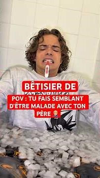 Blooper reel of "POV: You pretend to be sick with your dad 🤦🏼‍♂️" #sister #humor #dad