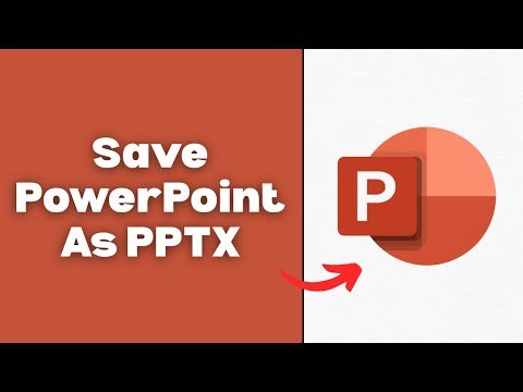 How To Save PowerPoint As PPTX