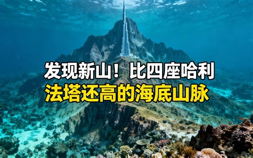 [中配]发现新山！比四座哈利法塔还高的海底山脉 - BRIGHT SIDE