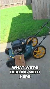 Fixing Leaking Fuel Tank & Lawn Mower Repair Guide #shorts