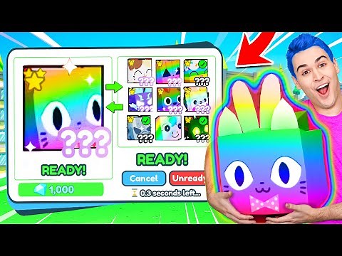 What People Trade For Rainbow *HUGE EASTER CAT* In Pet Simulator X Roblox!! (Pet Sim X RICH TRADING)