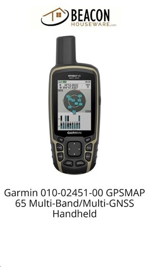 Garmin 010-02451-00 GPSMAP 65 Multi-Band/Multi-GNSS Handheld