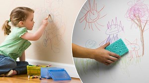 Savvy mum reveals how to get crayon off walls using coconut oil