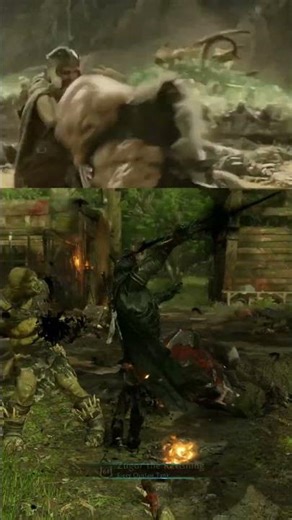 Gothmog Death LOTR vs Shadow of War ⚔️ #shadowofwar #lotr #lordoftherings