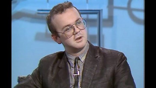 Ian Hislop, then of Spitting Image, and TW3's Ned Sherrin discussing the state of TV satire with Joan Bakewell. | BBC Archive
