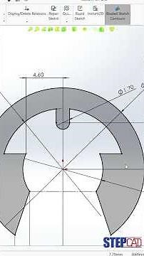 Quick look at how I designed a washer in SolidWorks
