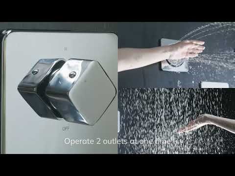 Luxury Showers | 3-Way Thermostat System | Bathsense by Asian Paints
