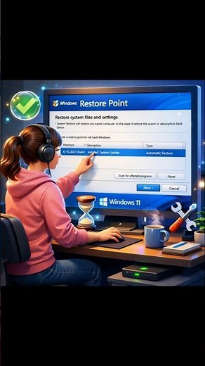How to restore windows Restore point