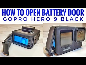 GoPro Hero 9 Black How To OPEN Side Door Worst thing about New Gopro