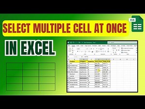 Select Multiple Cell at once #excel #exceltips #excelshortcuts