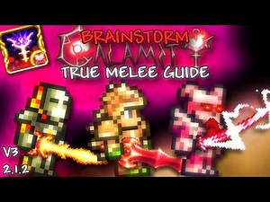 Calamity BRAINSTORM UPDATE True Melee Class Progression Guide (Version 2.1.2+)