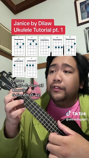 Janice by Dilaw Ukulele Tutorial: Verse & Chorus