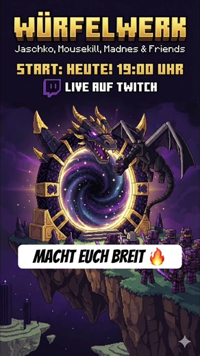 WÜRFELWERK MINECRAFT SERVER STARTET Heute 🙌 #shorts
