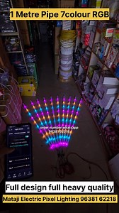 958K views · 8.2K reactions | New LED Pipe 7colour colour RGB 1 Metre full design mobile operate remote opera, full, high quality, full heavy pipe. Best quality number 1 quality order number whatsapp 96381 62218 #viralreelsシ #viralpost2024 #FacebookReelsContest #viralreelsfb #viralreelsfacebook #viralreelschallenge #aircoolerfan #facebookviral #neon #aircooler #pipes #7color | Mataji Electric Pixel RGB LED light | Facebook