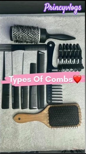 Types of comb..#youtube #viral #shorts #trending #vlog #short #makeup #youtubeshorts#hair #tutorial