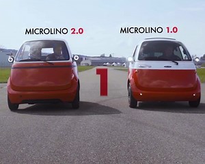 Showdown: Microlino 2.0 vs. Microlino 1.0 drag race🏁😉 | Microlino
