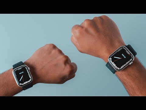 Apple Watch Series 7 - Size Comparison on Wrist!
