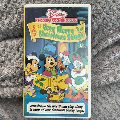 Disney Sing Along Songs Very Merry Christmas Songs Volume Six VHS Video Tape | eBay