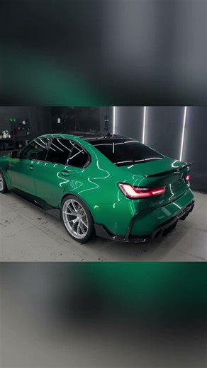 INSANE Green BMW M3 Competition: Pure Sporty Power! #shorts