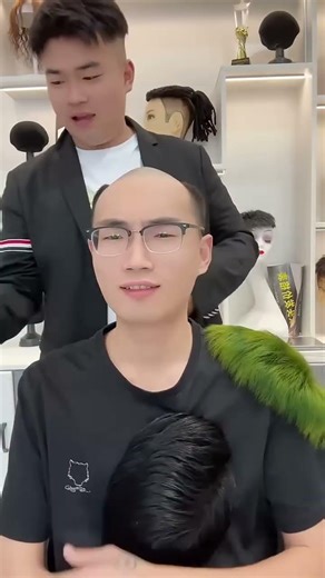 Men's wigs, hairstyles wig customization Stylish wigs for men#shorts