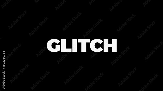 Glitch overlay. digital vhs noise. transition effect. intro, end screen and logo reveals. television VFX Transparent screen