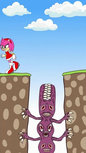 Amy Saves Little Sonic in Heartfelt Anime Moment