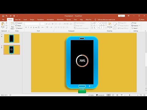How to Make a Slideshow Animation of Fully Charging Battery in PowerPoint