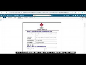 2 0 Material Safety Report for Process Industry