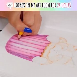 I voluntarily locked myself in my art room for 24 hours... & the results were interesting 👀 | Moriah Elizabeth