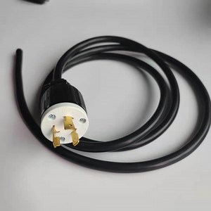 [Hot Item] 125V 20AMP Industrial Grounding Straight Blade Plug NEMA 5-20p Male Connector