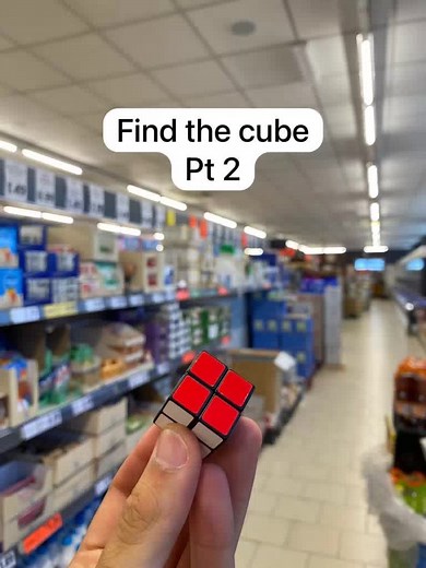 Fun Grocery Store Hide and Seek Game with Find Cube