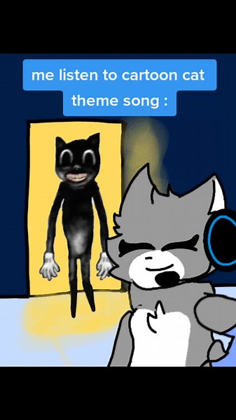 Escuchando la canción temática de Cartoon Cat