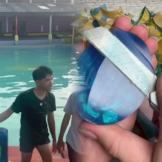 The secret that everyone knows when in the swimming pool, wear shorts to speed up #shorts #funny