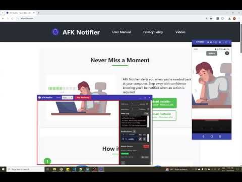 How to pair AFK Notifier with your phone