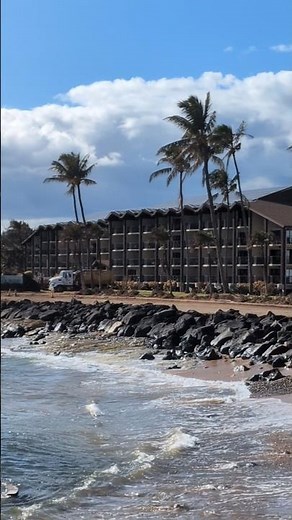 Lawai Beach Resort Hurricane Damage, sits across Beach House Restaurant