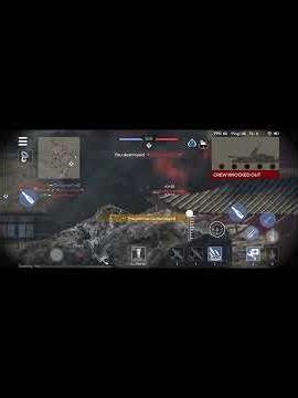Battle action of the calliope in war thunder mobile