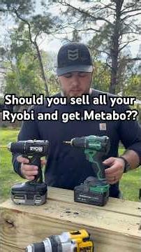 Metabo Hpt Vs Ryobi….sell it ALL BABY!