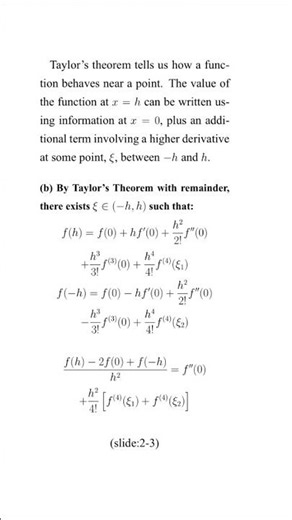 2nd-Order Discrete Centered Difference(Part 2: Lagrange-Form Exact Remainder)